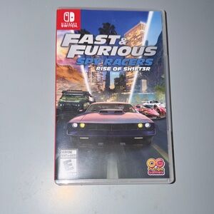 Nintendo Switch Fast & Furious Racing Game - rise of Shifter like new